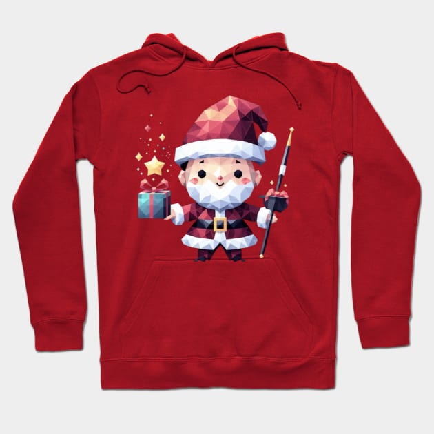 Christmas Baby Santa Hoodie by fadinstitute